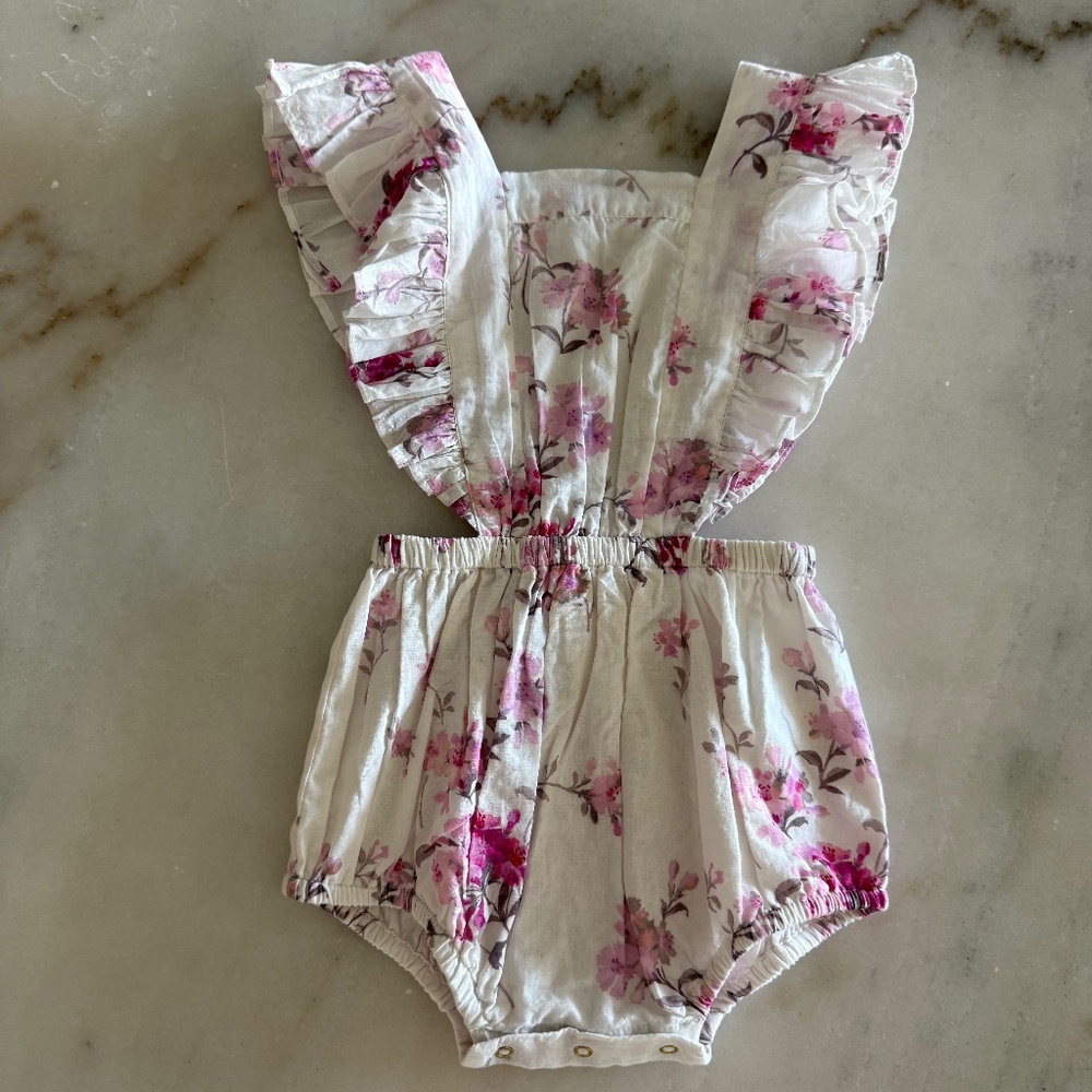 LoveShackFancy toddler floral romper